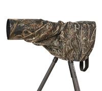 ROLANPRO Copertura antipioggia taglia M per Canon RF 200-800 mm, per Nikon 200-500 mm, per Sigma 150-600 mm, per Sigma 60-600 mm, ecc. # Erba spessa impermeabile
