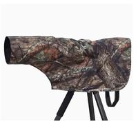 ROLANPRO Copertura antipioggia taglia M per Canon RF 200-800mm, per Nikon 200-500mm, per Sigma 150-600mm, per Sigma 60-600mm ecc. - #23 Jungle impermeabile
