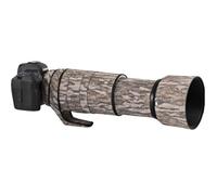 ROLANPRO Copriobiettivo impermeabile per Canon RF 100-500 mm F/4,5-7,1 L è USM Coat Lens Custodia protettiva - #28 Wilderness mimetico impermeabile