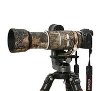 ROLANPRO Copriobiettivo impermeabile per Canon RF 100-500 mm F/4,5-7,1 L IS USM, copertura antipioggia mimetica #10 albero impermeabile
