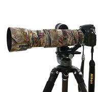ROLANPRO Copriobiettivo mimetico antipioggia per Nikon AF-S 200-500 mm f/5.6E FL ED VR, custodia protettiva per obiettivo della fotocamera - #20 Jungle impermeabile