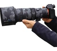 ROLANPRO Copriobiettivo mimetico per Sigma 500 mm F5.6 DG DN OS Sports E Mount Lens Protection Case Raincover-#18 nero scuro mimetico impermeabile