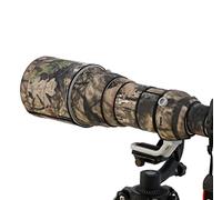 ROLANPRO Custodia impermeabile mimetica per obiettivo Nikon AF-S 200-400 mm F4G ED VR, copertura antipioggia per obiettivo, custodia protettiva per obiettivo, #23, marrone, giungla