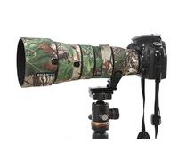 Rolanpro Rivestimento impermeabile mimetico per Nikon AF-S 500 mm F5.6E PF ED VR copertura antipioggia per pistole protettive, durevole e versatile protezione dell'obiettivo #16