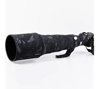 ROLANPRO Rivestimento mimetico per obiettivo Canon RF 400 mm F/2,8 L è USM, copertura antipioggia per obiettivo, custodia protettiva per obiettivo, #08, nero impermeabile