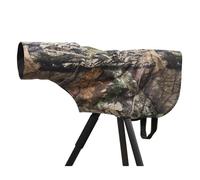ROLANPRO Teleobiettivo impermeabile parapioggia per Canon RF 200-800, Sigma 60-600/150-600 Sport, per Canon EF/Nikon AF-S 200-400 mm ecc. Misura M Lunghezza 70 cm #Brown Jungle