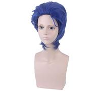 Role Play Wig For Anime Jojo Bizarre Adventure Jonathan Joestar Cosplay Wig Short Blue Synthetic Hair
