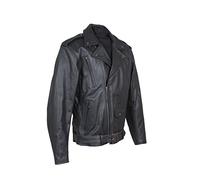 ROLEFF RACEWEAR corto Moto Giacca di pelle IM Brando Style, nero, taglia 7 X L