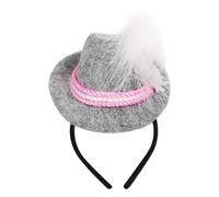 rolesplay Small Hat Headgear - Oktoberfest Headbands | Traditional Beer Festival Costume Accessory Set for Adults and Children, Cute German Bavarian Style Party Props Funny Cosplay Outfit for Hallowen