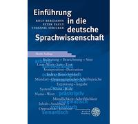 Rolf Bergmann Stefanie Stricker Einführung in die deutsche Sprachw (Tascabile)