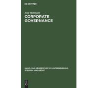 Rolf Hofmann Corporate Governance (Copertina rigida)