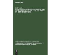 Rolf Löther Das Reduktionismusproblem in Der Biologie (Copertina rigida)