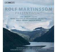 Rolf Martinsson Rolf Martinsson: Presentiment (CD)