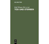 Rolf Winau Tod und Sterben (Copertina rigida)