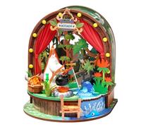 Rolife Campo di Mumin Troll, Casa delle Bambole della Valle dei Mumin | Adatto ai Principianti, 1,5 Ore, Casa in Miniatura Legno, Attività Rilassante, Antistress, Regalo per Fan dei Mumin