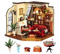 Rolife Casa delle Bambole in Miniatura Salotto di Catherine Kit Modello in Legno da Costruire per Adulti Regalo di Compleanno per Ragazze