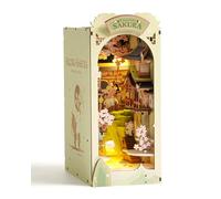 Rolife DIY Book Nook Kit Falling Sakura Puzzles 3D in Legno Booknook Librerie Miniatura de Construire Casa delle Bambole Regalo di Natale per Ragazza Donna 240 pz (TGB05)