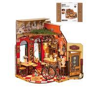 Rolife Miniature Casa - Kit Casa in Miniatura DIY Bar Cheers, Modellismo da Costruire Adulti Casa delle Bambole in Legno Puzzle 3D per Adolescenti