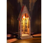 Rolife Puzzle 3D Cattedrale Geometrica, Puzzle in Legno per Adulti, Kit Modellismo 112 Pezzi a Incastro, 2 Ore di Montaggio, Arredamento Casa da Collezione