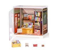 Rolife Super Creator Casa in Miniatura da Costruire Modellismo Miniatura Fai da te Kit di Costruzione di Mini Casa Scatola Espositiva Impilabile Senza Colla (Memory Book Store)