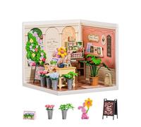 Rolife Super Creator Kit Casa in Miniatura Fai-da-Te, Casa Delle Bambole Per Figure, Regalo Perfetto di Natale o Compleanno Per Adulti e Bambini 8+ (Fresh Flower Shop)