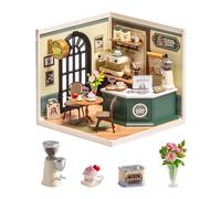 Rolife Super Creator Modellismo Casa in Miniatura da Costruire Kit di Modellini Fai da te Per Adulti Kit di Costruzione Scatola Espositiva Impilabile Senza Colla (Perfect Romance Café)