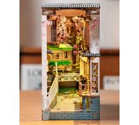 Rolife TGB01 Sakura Densya Kit Book Nook per libreria | Puzzle 3D in legno decorazione da scaffale regalo per adulti e appassionati di miniature