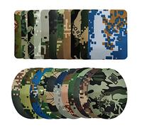 Rolin Roly 22PCS Patch e Toppe Ovale Toppe Termoadesive Jeans Mimetico Ferro-On Turno Patch Fai Artigianato per Riparazioni Artigianato Abbigliamento Jeans Giacche Borse