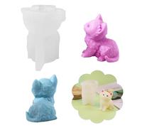 Rolin Roly 3D Resina Epossidica Gatto Stampo Resin Molds Animali in Silicone Stampi per Scrivania, Armadietti, Candele, Gioielli Decorazione (1PCS)