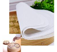 Rolin Roly 5PCS Rutilizzabili Antiaderante Steamer Mesh Round Silicone Eco-friendly Piroscafo Pad Dim Sum Mesh di Pasticceria Gnocchi (28cm)