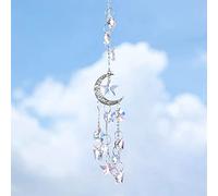 Rolin Roly Acchiappa-Sole in Cristallo, Ornamento da Finestra Suncatcher, Suncatcher Piccolo da Appendere, Cristalli Colorati Ciondolo di Decorazione per Natale Casa Giardino Ufficio Festa