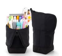 Rolin Roly Grande Capacità Astuccio Eversione Astucci Borsa Portaoggetti con Cerniera per Adolescenti Ragazzi e Ragazze Astuccio Scuola Media (nero)