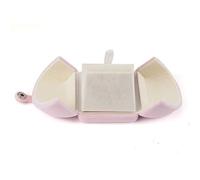 Rolin Roly Scatola Pendente Piccolo Scatole da Regalo per Gioielli in Velluto Pendente per Fidanzamento Regalo di Nozze San Valentino Rosa