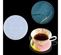 Rolin Roly Stampo in Resina Vassoio Rotondo Stampi in Silicone Piatto Frutta Stampi in Colata Epossidica Fai-Da-Te per Decorazione per La Casa di Gioielli Cosmetici Frutta Snack Titolare