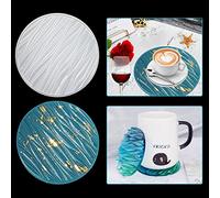 Rolin Roly Stampo in Resina Vassoio Rotondo Stampi in Silicone Piatto Frutta Stampi in Colata Epossidica Fai-Da-Te per Decorazione per La Casa di Gioielli Cosmetici Frutta Snack Titolare