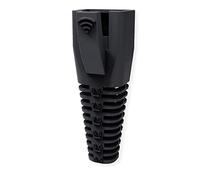 ROLINE 10 Tappi Antipiega per RJ-45, Nero
