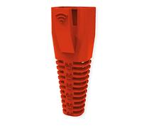 ROLINE 10 Tappi Antipiega per RJ-45, Rosso