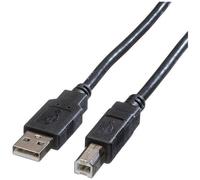 Roline 11.02.8845 Cavo USB USB 2.0 Spina USB-A, Spina USB-B 4.50 m Nero Scherma