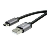 Roline 11.02.9029 ROLINE Cavo USB 2.0, tipo C - tipo A, ST/ST, nero, 3 m