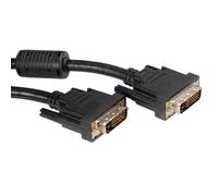 ROLINE 11.04.5525 cavo DVI 2 m DVI-D Nero (Roline DVI-D 24+1 Dual Link Cable, Black 2m) NEW