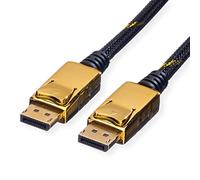 ROLINE 11.04.5639 cavo DisplayPort 1,5 m Nero, Oro