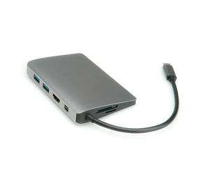 ROLINE 12.02.1021 replicatore di porte e docking station per laptop Cablato USB