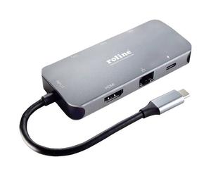 Roline 12.02.1121 Docking station USB-C® Adatto per marchio: universale Aliment