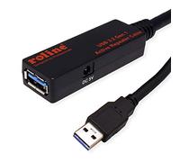 Roline Cavo di prolunga attivo USB 3.2 Gen 1 (USB A) 15 m Nero 12041071