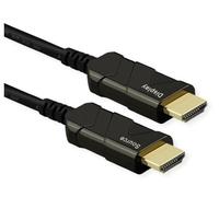 ROLINE 14.01.3483 cavo HDMI 30 m HDMI tipo A [Standard] Nero (Cable UHD HDMI Active Optical - [AOC], 8K60, M/M, 30m - Warranty: NEW