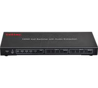 ROLINE 4K HDMI Matrix Switch, 4 x 2, con telecomando