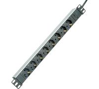 Roline 19.07.1622 Multipresa per rack 19 8 scomparti Grigio luminescente
