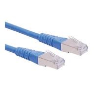 ROLINE 21.15.1384 cavo di rete Blu 10 m Cat6 S/FTP [S-STP] (Roline CAT6 S/FTP PimF CU Ethernet Cable Blue 10m) NEW