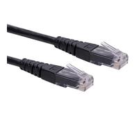 Roline - 21.15.1525 0.5m Cat6 U / UTP (UTP) Nero cavo di rete NEW