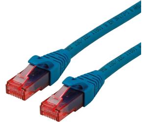 ROLINE 21.15.2543 cavo di rete Blu 3 m Cat6 U/UTP [UTP] (Roline CAT6 UTP CU LSZH Ethernet Cable Blue 3m) NEW